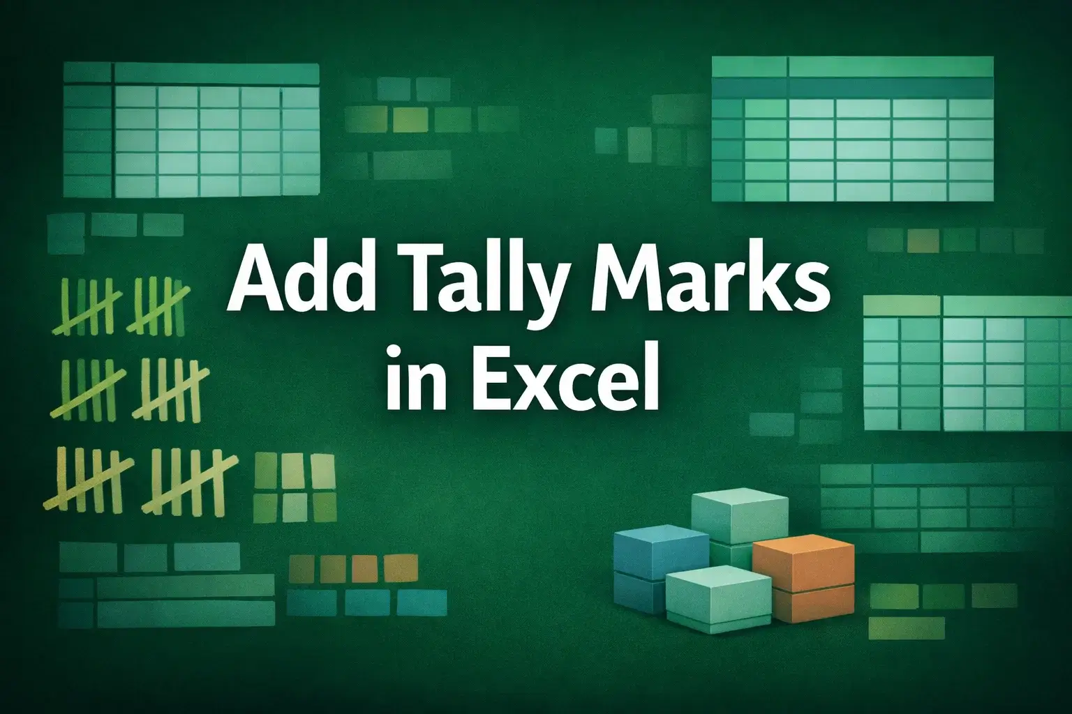 featured image - how to add tally marks in excel​