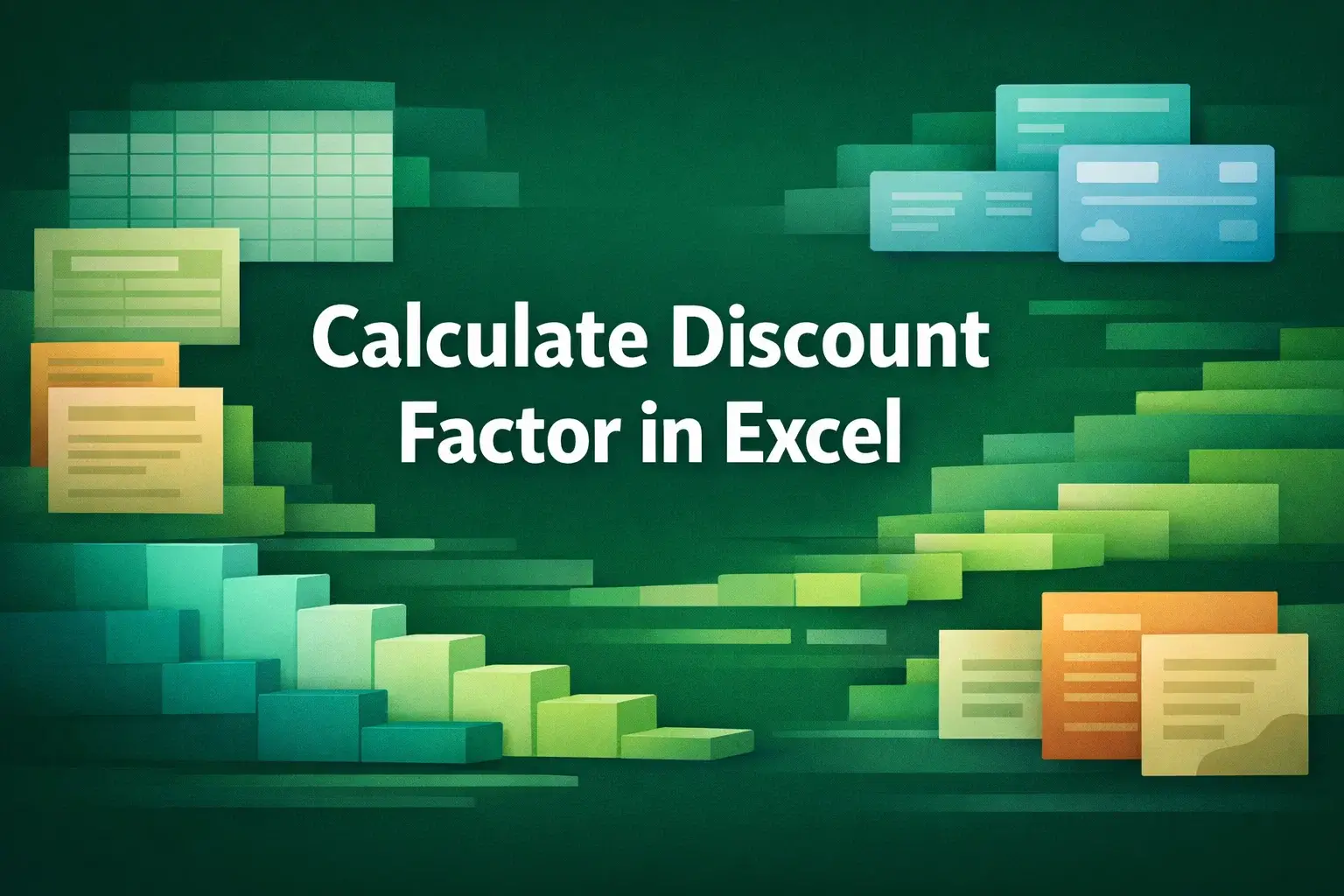 featured image - how to calculate discount factor in excel