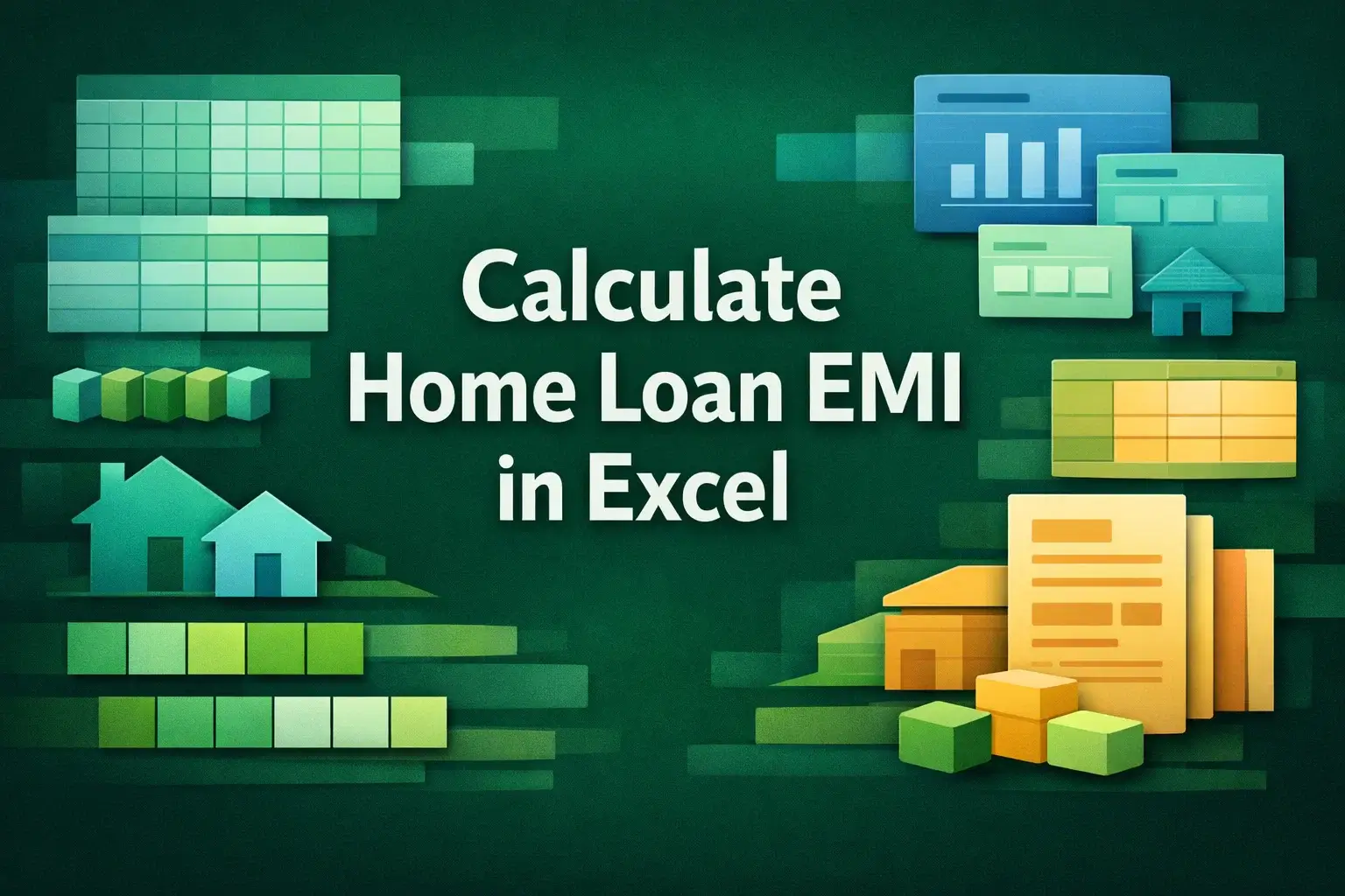 featured image - how to calculate home loan emi in excel