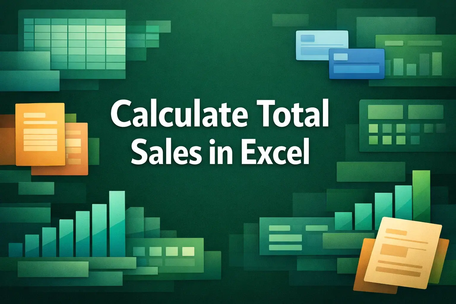 featured image - how to calculate total sales in excel