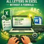featured image - how to capitalize all letters in excel without formula