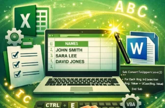 featured image - how to capitalize all letters in excel without formula