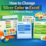 featured image - how to change slicer color in excel