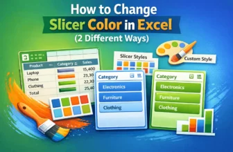 featured image - how to change slicer color in excel