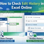 featured image - how to check edit history in excel online