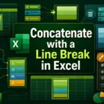 featured image - how to concatenate with a line break in excel
