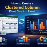 featured image - how to create a clustered column pivot chart in excel