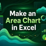 featured image - how to make an area chart in excel