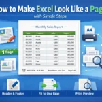 featured image - how to make excel look like a page