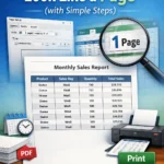 featured image - how to make excel look like a page