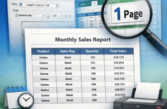 featured image - how to make excel look like a page