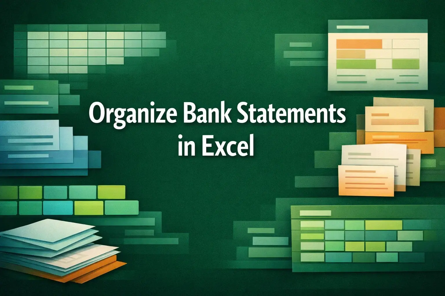 featured image - how to organize bank statements in excel