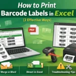 featured image - how to print barcode labels in excel