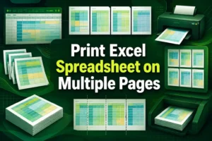 featured image - how to print excel spreadsheet on multiple pages
