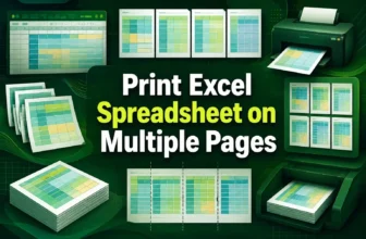 featured image - how to print excel spreadsheet on multiple pages