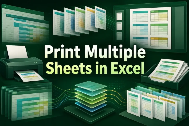 featured image - how to print multiple sheets in excel