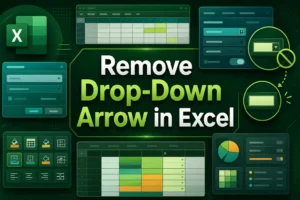 featured image - how to remove drop down arrow in excel