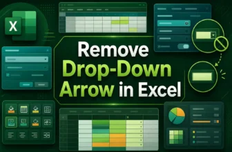 featured image - how to remove drop down arrow in excel