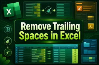 featured image - how to remove trailing spaces in excel
