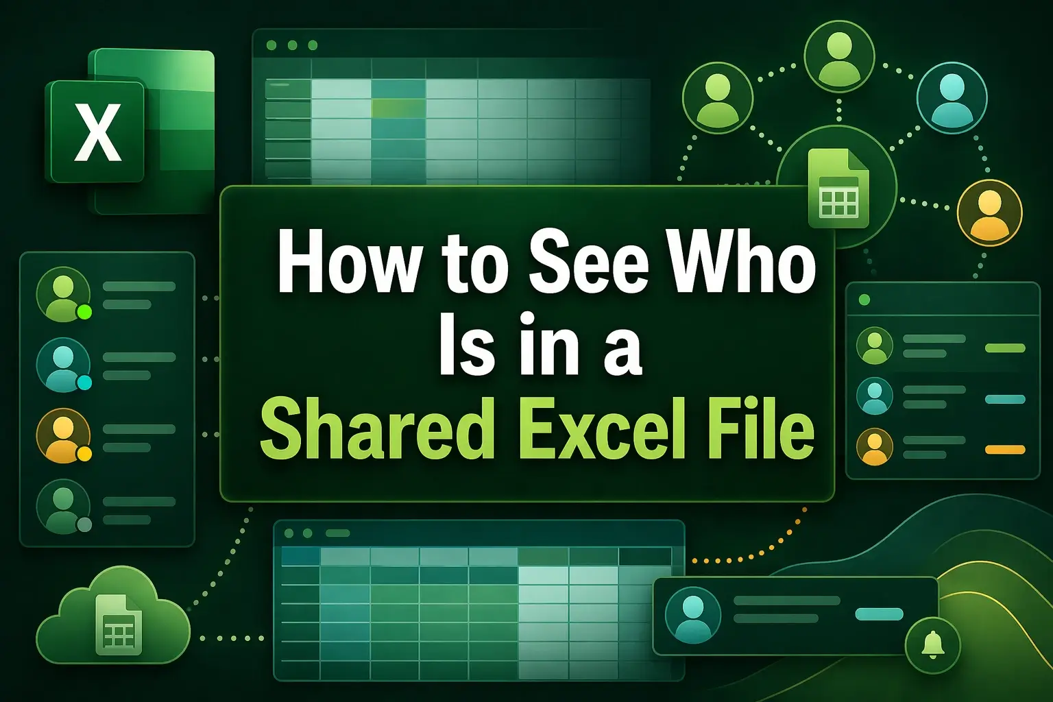 featured image - how to see who is in a shared excel file