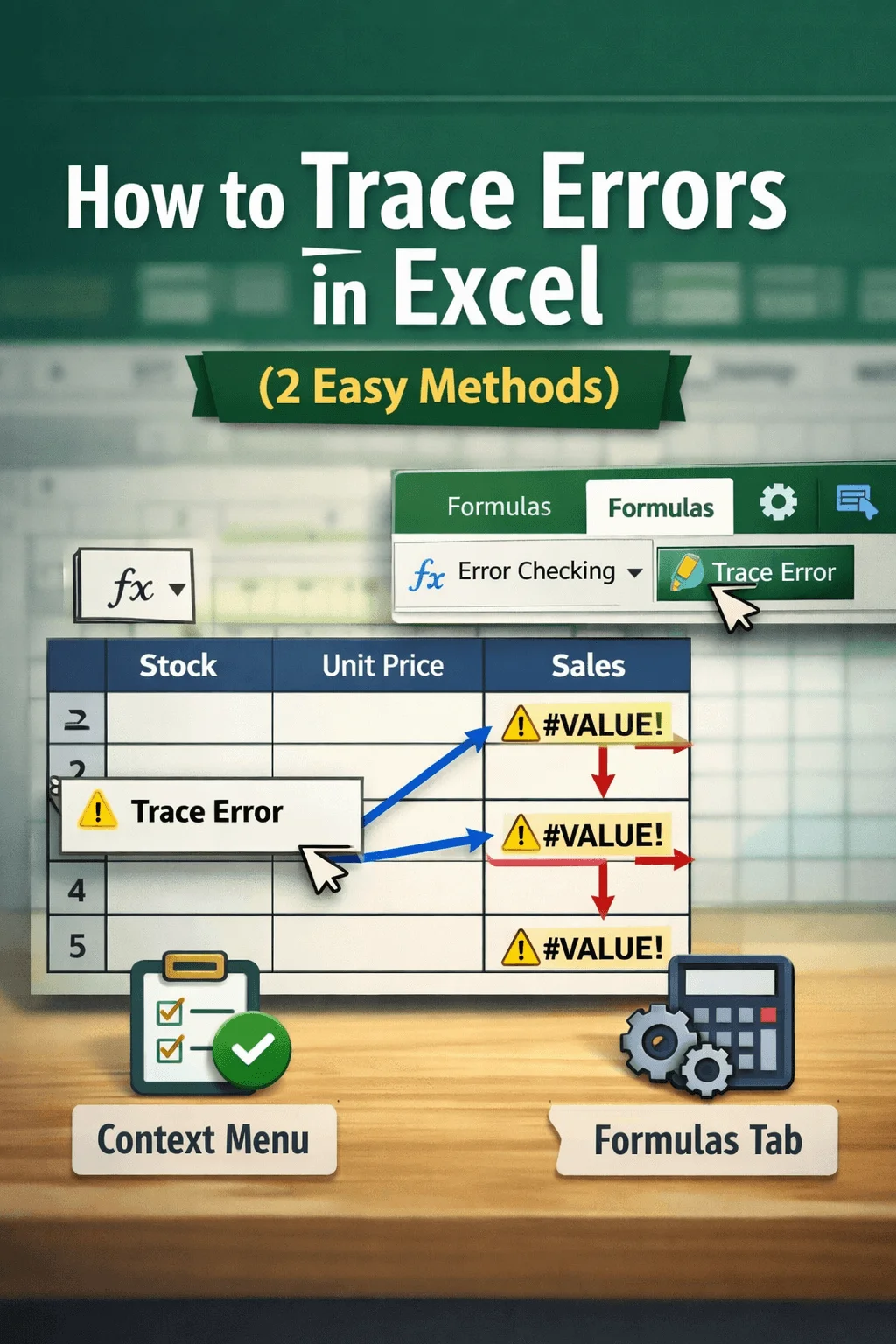 featured image - how to trace errors in excel