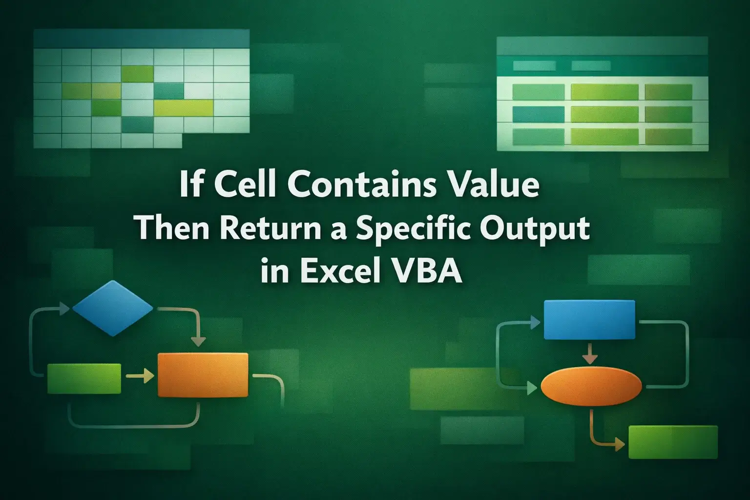 featured image - if cell contains value then return with excel vba