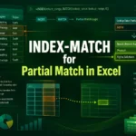 featured image - index match partial match