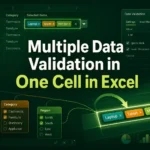 featured image - multiple data validation in one cell in excel