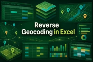 featured image - reverse geocoding in excel