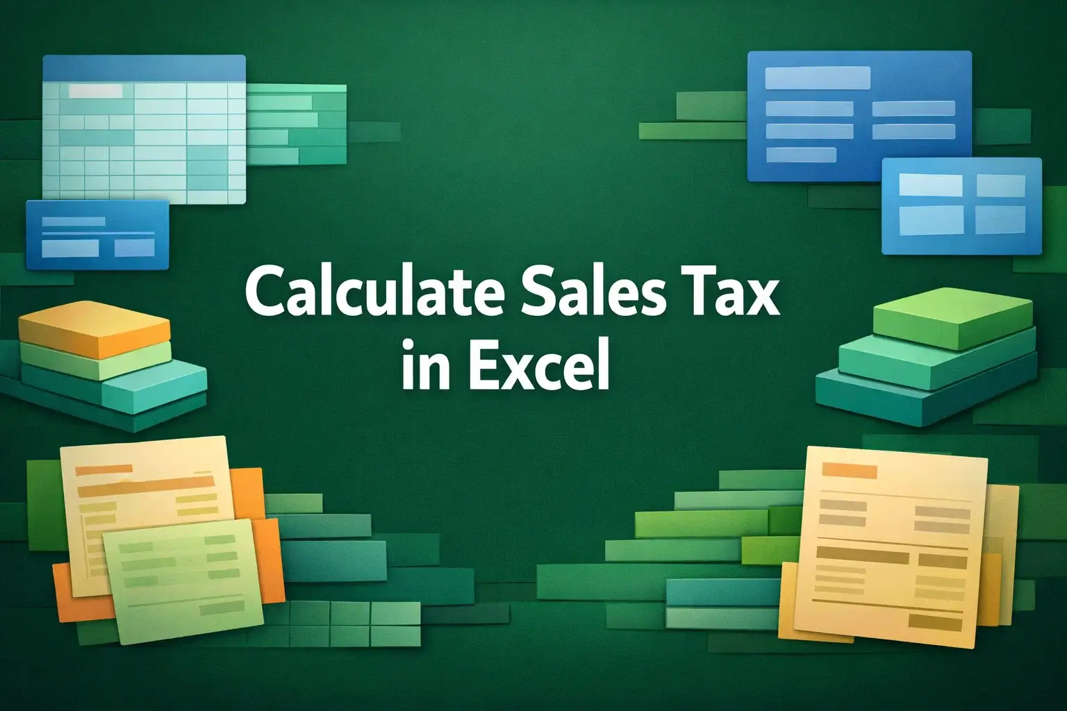 featured image - sales tax formula excel​