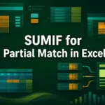 featured image - sumif partial match