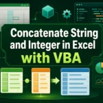 featured image - vba concatenate string and integer