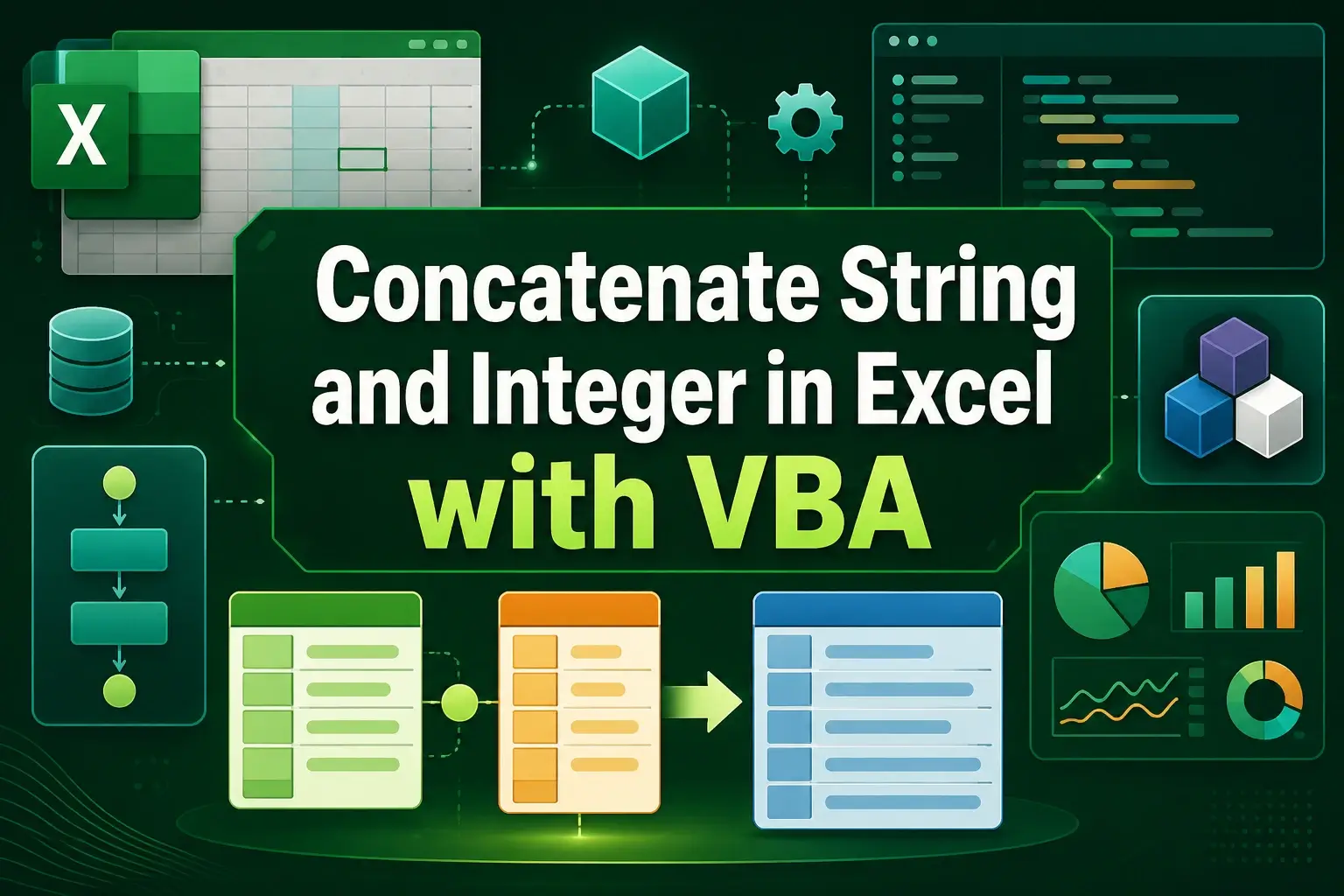 featured image - vba concatenate string and integer