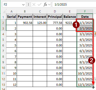 Creating a Home Loan Amortization Schedule