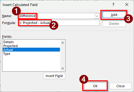 Making Use of a Pivot Table to Create a Personal Budget