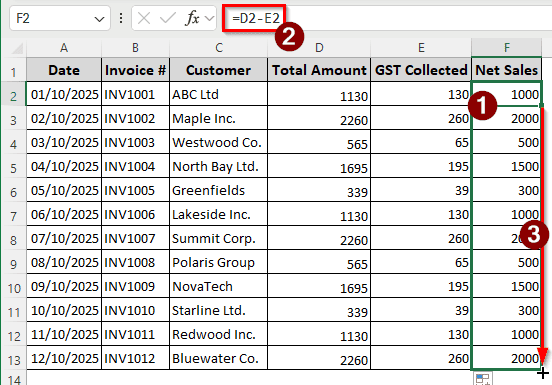 Steps to Do GST Reconciliation in Excel