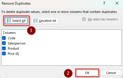 Using the Remove Duplicates Feature to Group Without Repeating Values