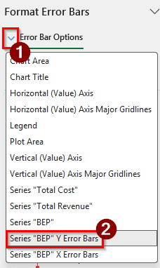 Steps to Make a Break-Even Chart in Excel