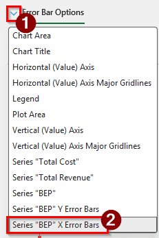 Steps to Make a Break-Even Chart in Excel