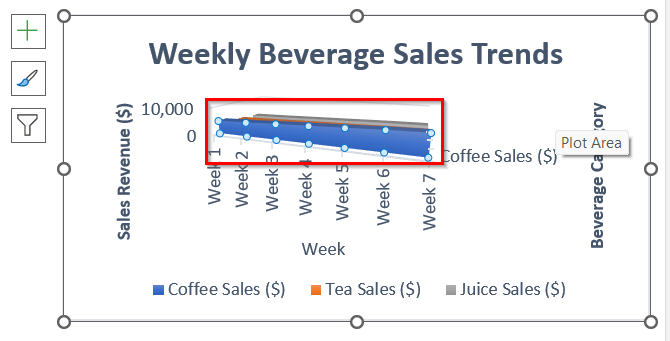 Make a Simple 3-D Area Chart in Excel