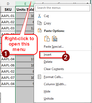 Steps to Make a Sales Report in Excel