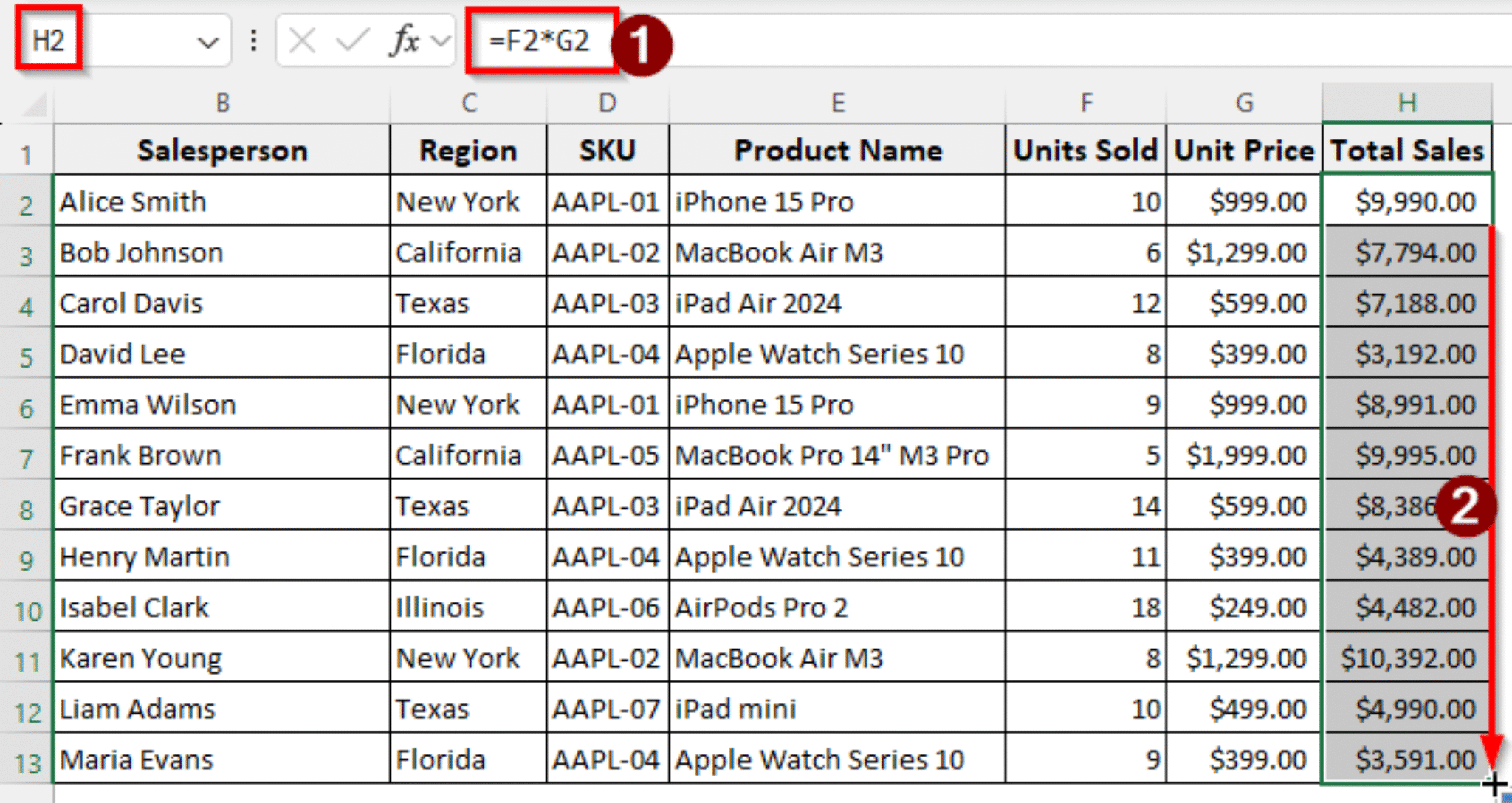 How to Make a Sales Report in Excel (with Detailed Steps) - Excel Insider