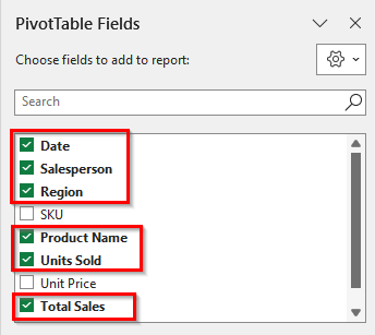 Steps to Make a Sales Report in Excel