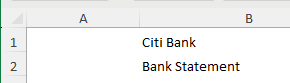 Steps to Organize Bank Statements in Excel