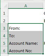 Steps to Organize Bank Statements in Excel
