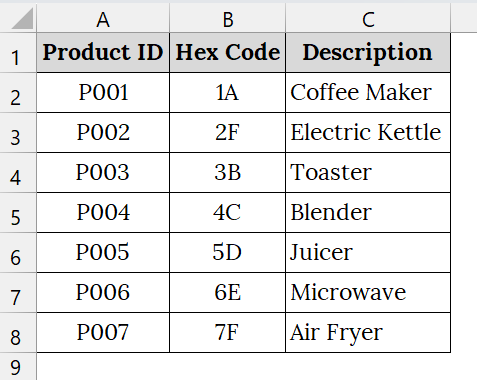 Using the HEX2BIN Function to Convert Hex to Binary in Excel