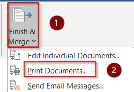 Using Mail Merge to Print Avery Labels in Word from Excel