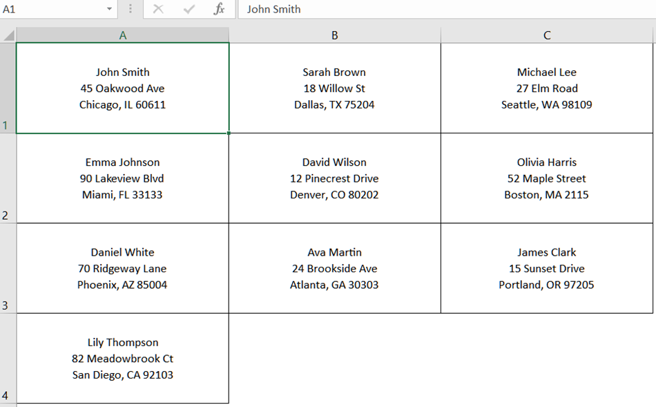 Automating Avery Label Printing from Excel Using VBA
