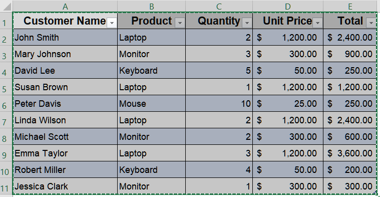 Embed Excel Table with Live Connection in PowerPoint