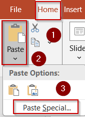 Embed Excel Table with Live Connection in PowerPoint